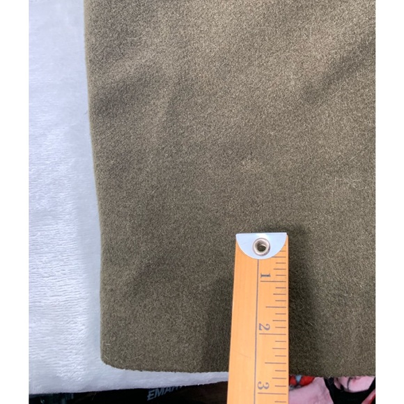 Eaton Military Green Vintage Trench Coat with Wide Lapels Sz L - Picture 15 of 16